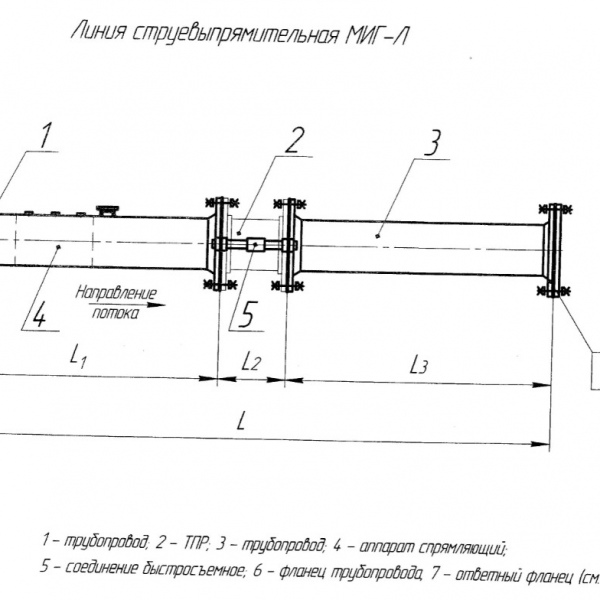 МИГ-Л линия струевыпрямительная
